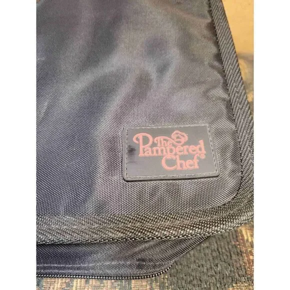 Pampered Chef BBQ Tool Set with Glove and Zippered Case